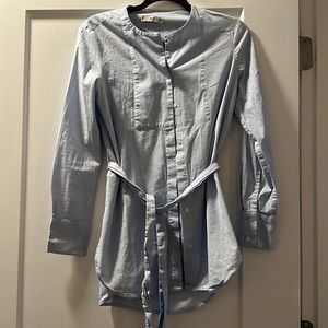 Mango long sleeve button down shirt
